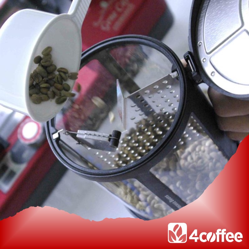 Pražička Gene Cafe CBR 101 - až na 300 g nepražené kávy - Obrázek 4
